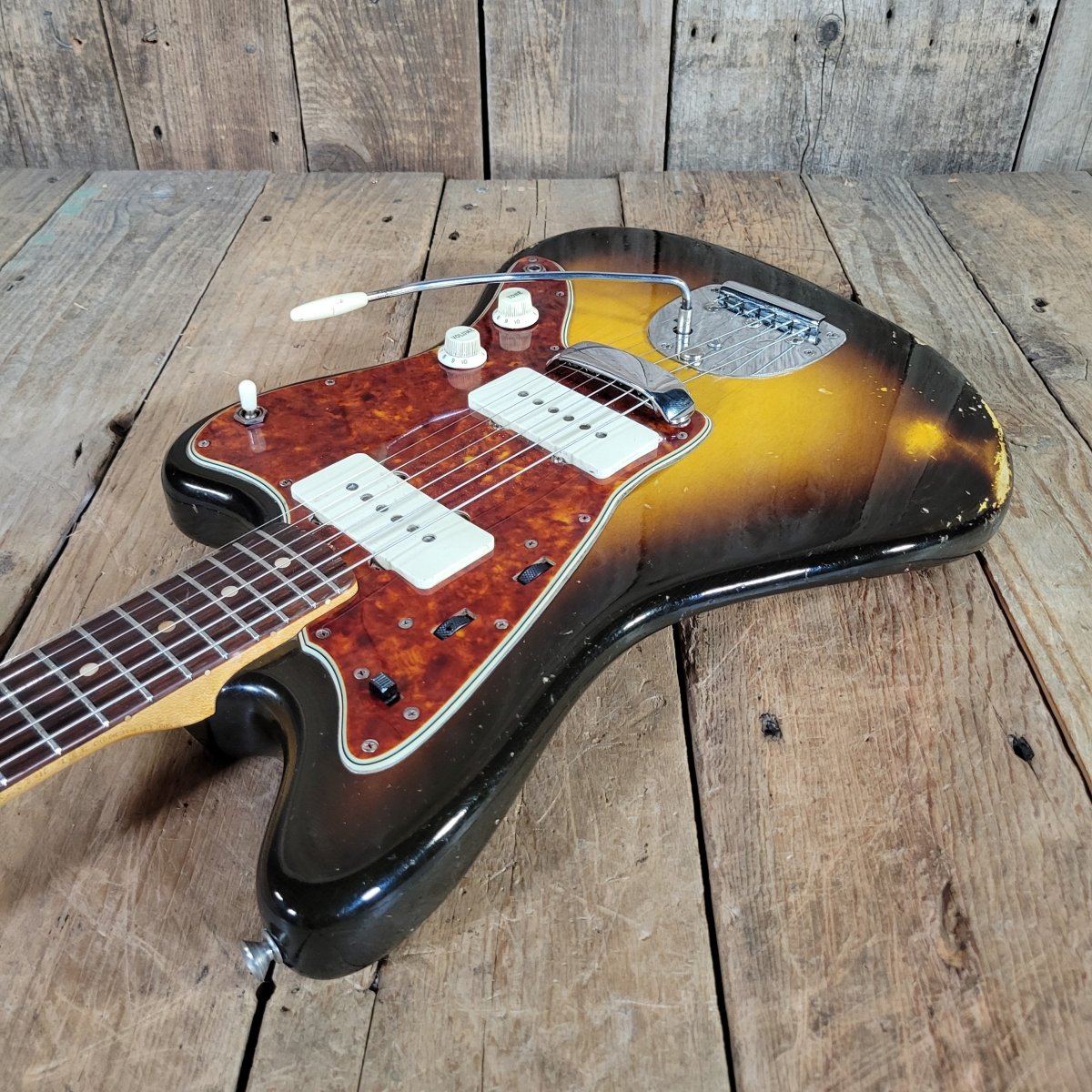 Fender 1960 Jazzmaster Sunburst Pre - CBS Slab Board Excellent - Mahar's Vintage Guitars