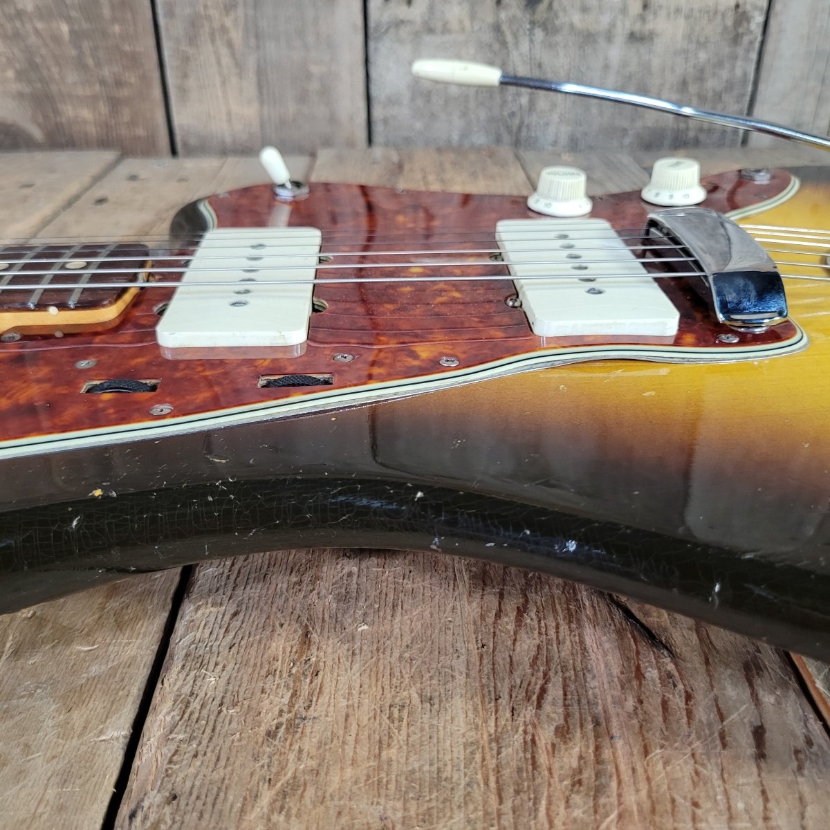 Fender 1960 Jazzmaster Sunburst Pre - CBS Slab Board Excellent - Mahar's Vintage Guitars