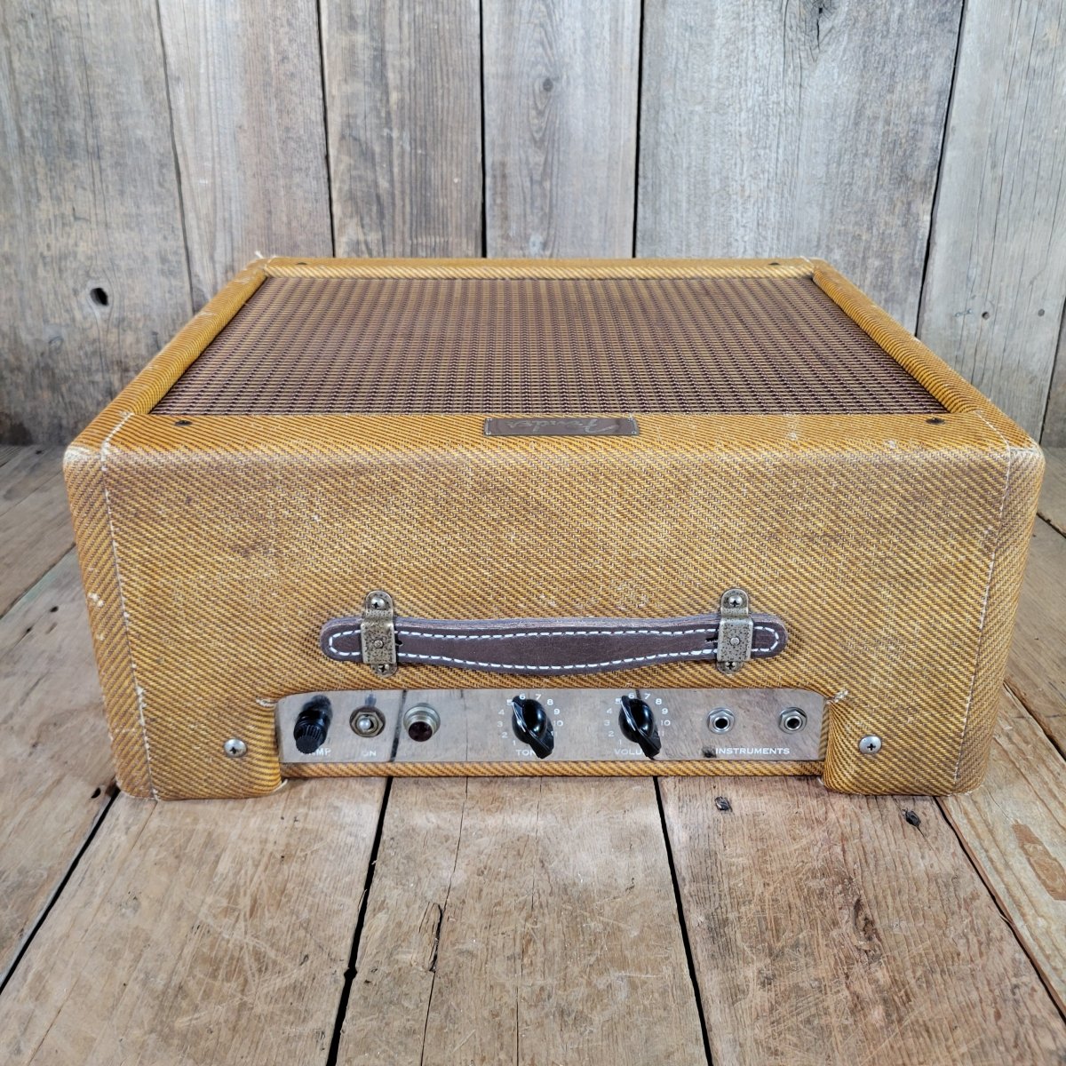 Fender 1960 Princeton 5F2 - A Tweed All Original Aside From Repro Handle, Excellent - Mahar's Vintage Guitars