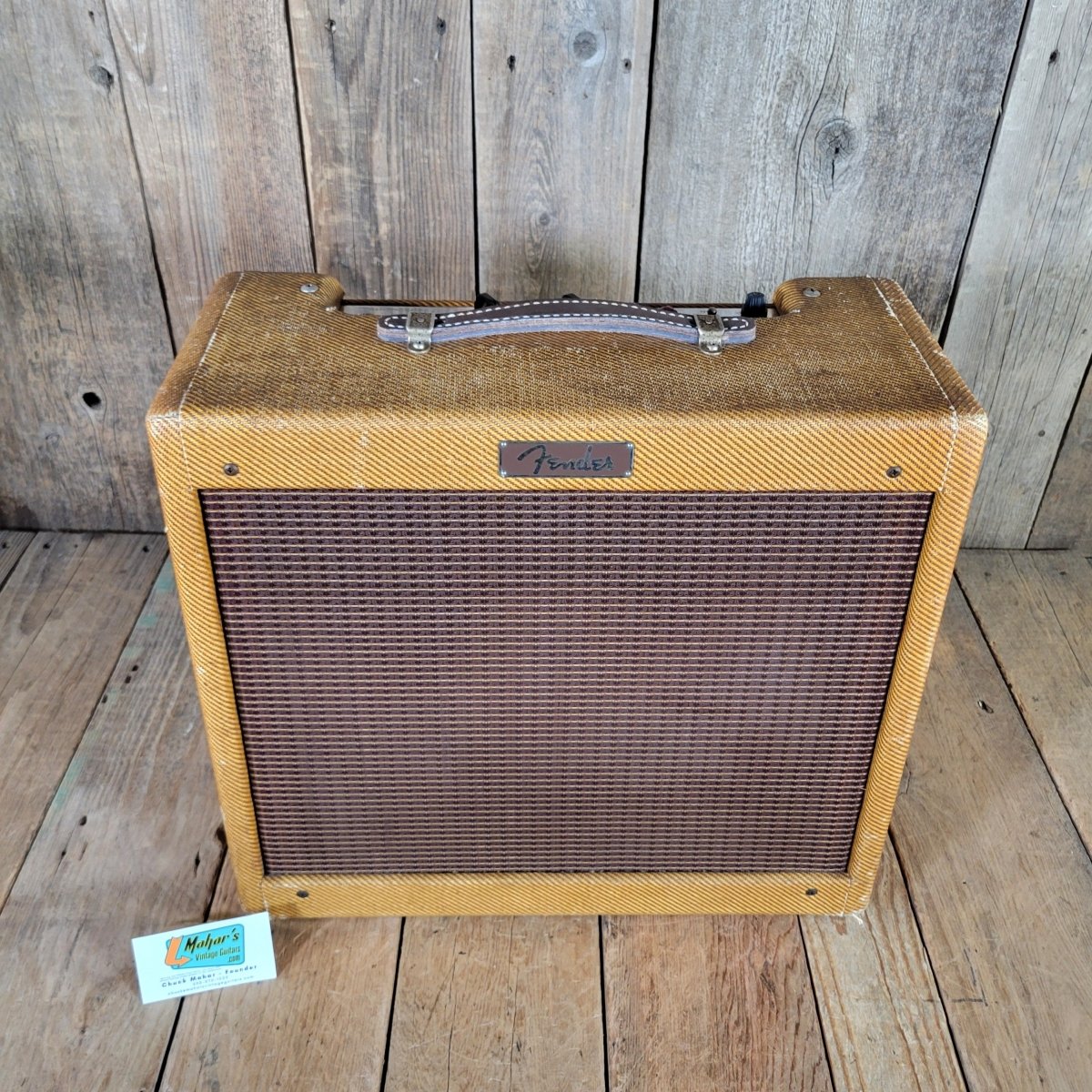 Fender 1960 Princeton 5F2 - A Tweed All Original Aside From Repro Handle, Excellent - Mahar's Vintage Guitars