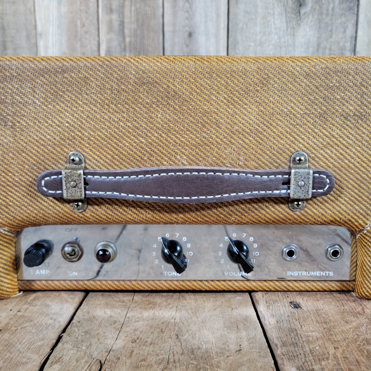 Fender 1960 Princeton 5F2 - A Tweed All Original Aside From Repro Handle, Excellent - Mahar's Vintage Guitars
