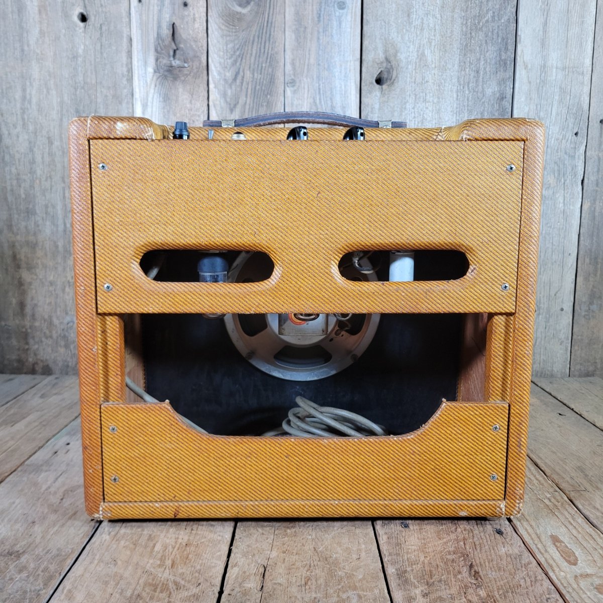 Fender 1960 Princeton 5F2 - A Tweed All Original Aside From Repro Handle, Excellent - Mahar's Vintage Guitars
