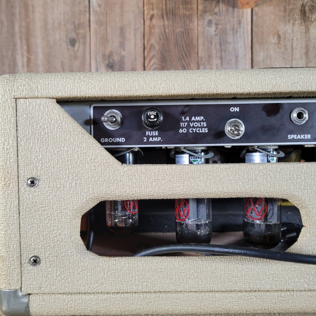 Fender 1961 Tremolux 6G9 - A Blonde Tone Ring Cabinet Serviced w/ Orig Covers - Mahar's Vintage Guitars