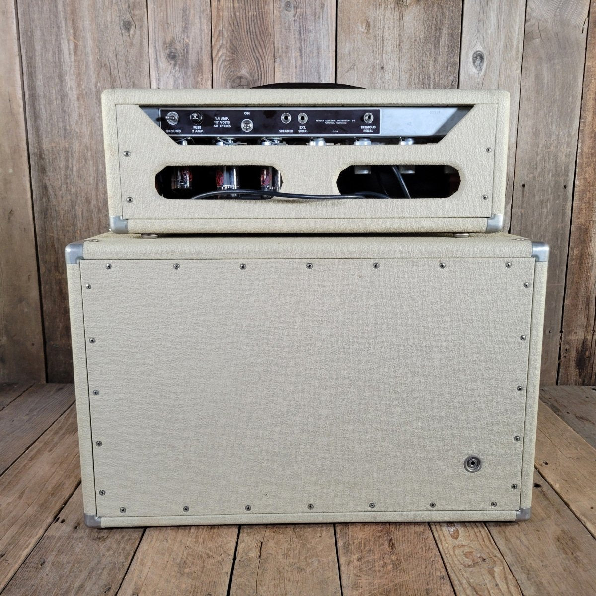Fender 1961 Tremolux 6G9 - A Blonde Tone Ring Cabinet Serviced w/ Orig Covers - Mahar's Vintage Guitars