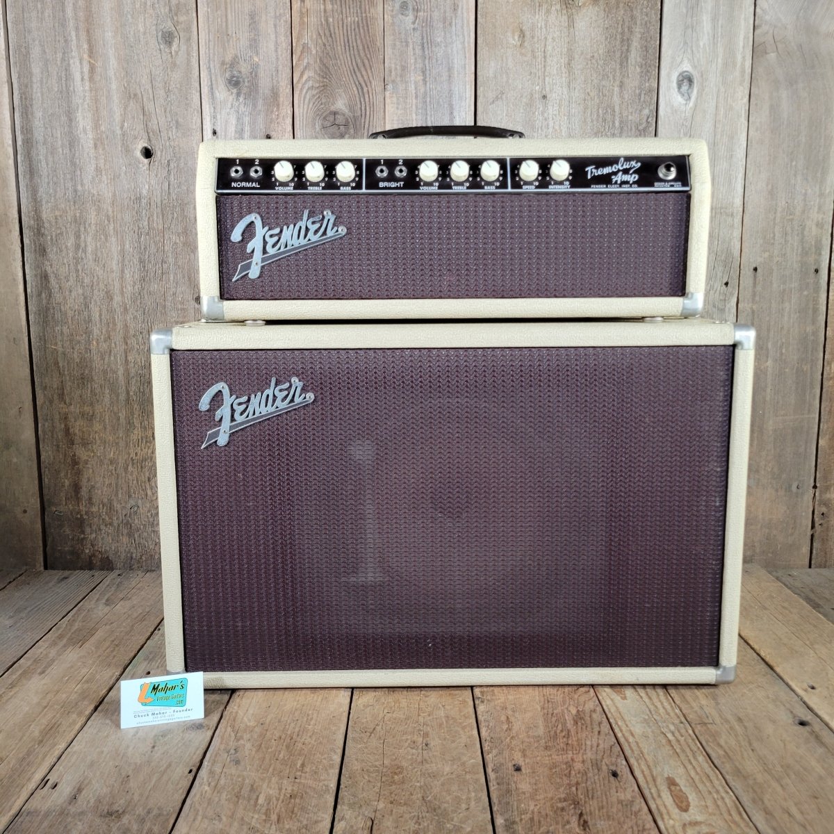 Fender 1961 Tremolux 6G9 - A Blonde Tone Ring Cabinet Serviced w/ Orig Covers - Mahar's Vintage Guitars