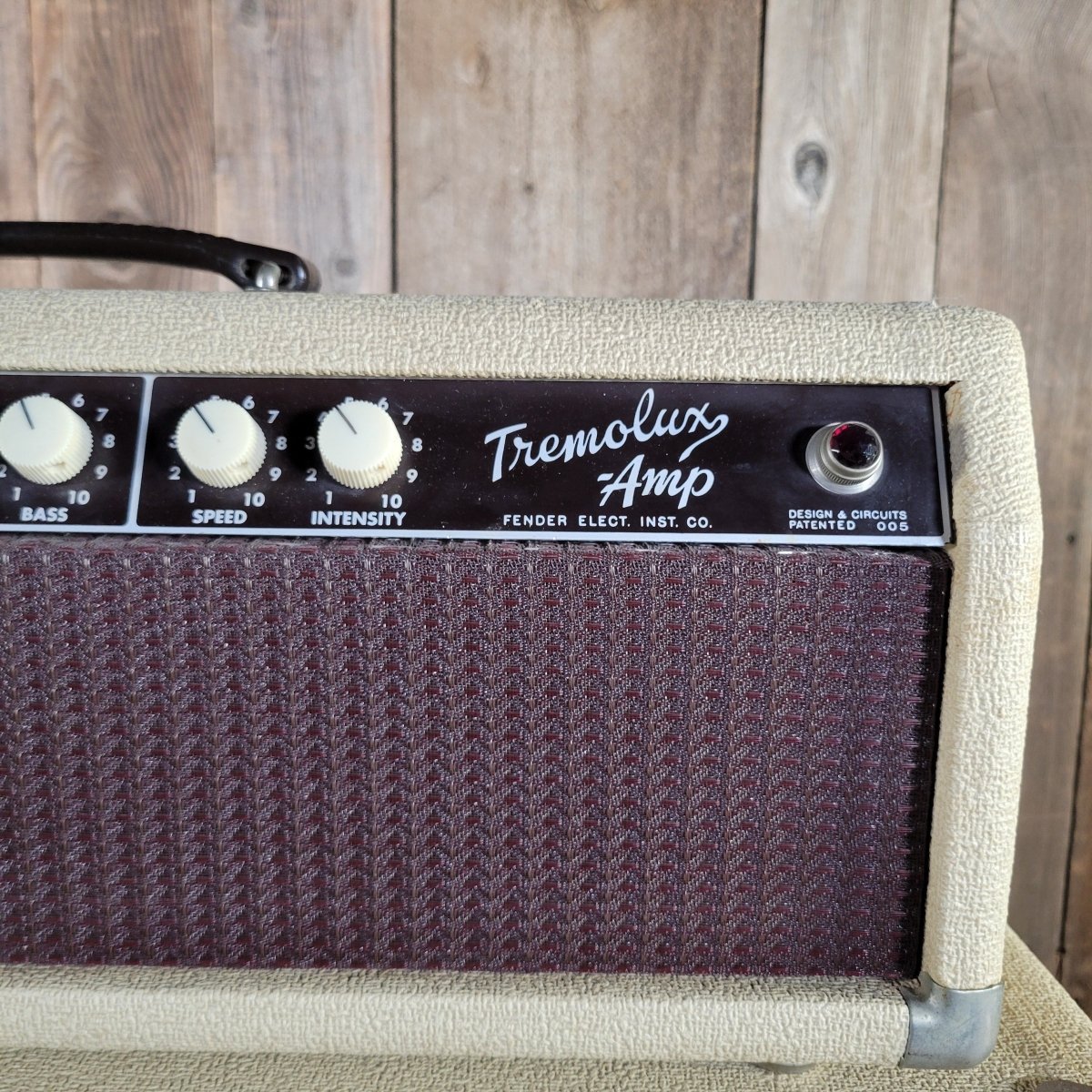 Fender 1961 Tremolux 6G9 - A Blonde Tone Ring Cabinet Serviced w/ Orig Covers - Mahar's Vintage Guitars