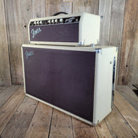 Fender 1962 Bassman 6G6 - B Blonde Head 2x12 Cab Serviced - Mahar's Vintage Guitars