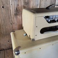 Fender 1962 Bassman 6G6 - B Blonde Head 2x12 Cab Serviced - Mahar's Vintage Guitars