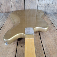 Fender 1962 Jazzmaster Slab Board Pre CBS Joe Riggio Refinish Shoreline Gold Slab Board - Mahar's Vintage Guitars