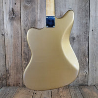 Fender 1962 Jazzmaster Slab Board Pre CBS Joe Riggio Refinish Shoreline Gold Slab Board - Mahar's Vintage Guitars