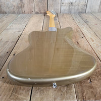 Fender 1962 Jazzmaster Slab Board Pre CBS Joe Riggio Refinish Shoreline Gold Slab Board - Mahar's Vintage Guitars