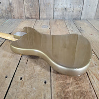 Fender 1962 Jazzmaster Slab Board Pre CBS Joe Riggio Refinish Shoreline Gold Slab Board - Mahar's Vintage Guitars