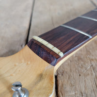 Fender 1962 Jazzmaster Slab Board Pre CBS Joe Riggio Refinish Shoreline Gold Slab Board - Mahar's Vintage Guitars