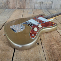 Fender 1962 Jazzmaster Slab Board Pre CBS Joe Riggio Refinish Shoreline Gold Slab Board - Mahar's Vintage Guitars