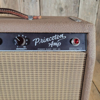 Fender 1962 Princeton 6G2 Brown Tolex w/ footswitch Near Mint - Mahar's Vintage Guitars