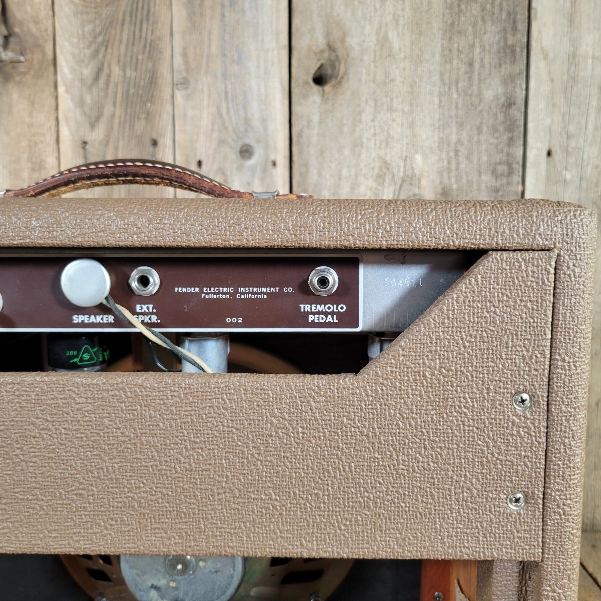 Fender 1962 Princeton 6G2 Brown Tolex w/ footswitch Near Mint - Mahar's Vintage Guitars