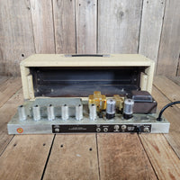 Fender 1963 Bandmaster 6G7 - A – White Tolex Blonde Vintage Amp Head with Tremolo - Mahar's Vintage Guitars