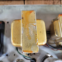Fender 1963 Bandmaster 6G7 - A – White Tolex Blonde Vintage Amp Head with Tremolo - Mahar's Vintage Guitars