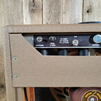 Fender 1963 Deluxe 6G3 Brown Pre CBS Guitar Amp, Service, Near Mint - Mahar's Vintage Guitars