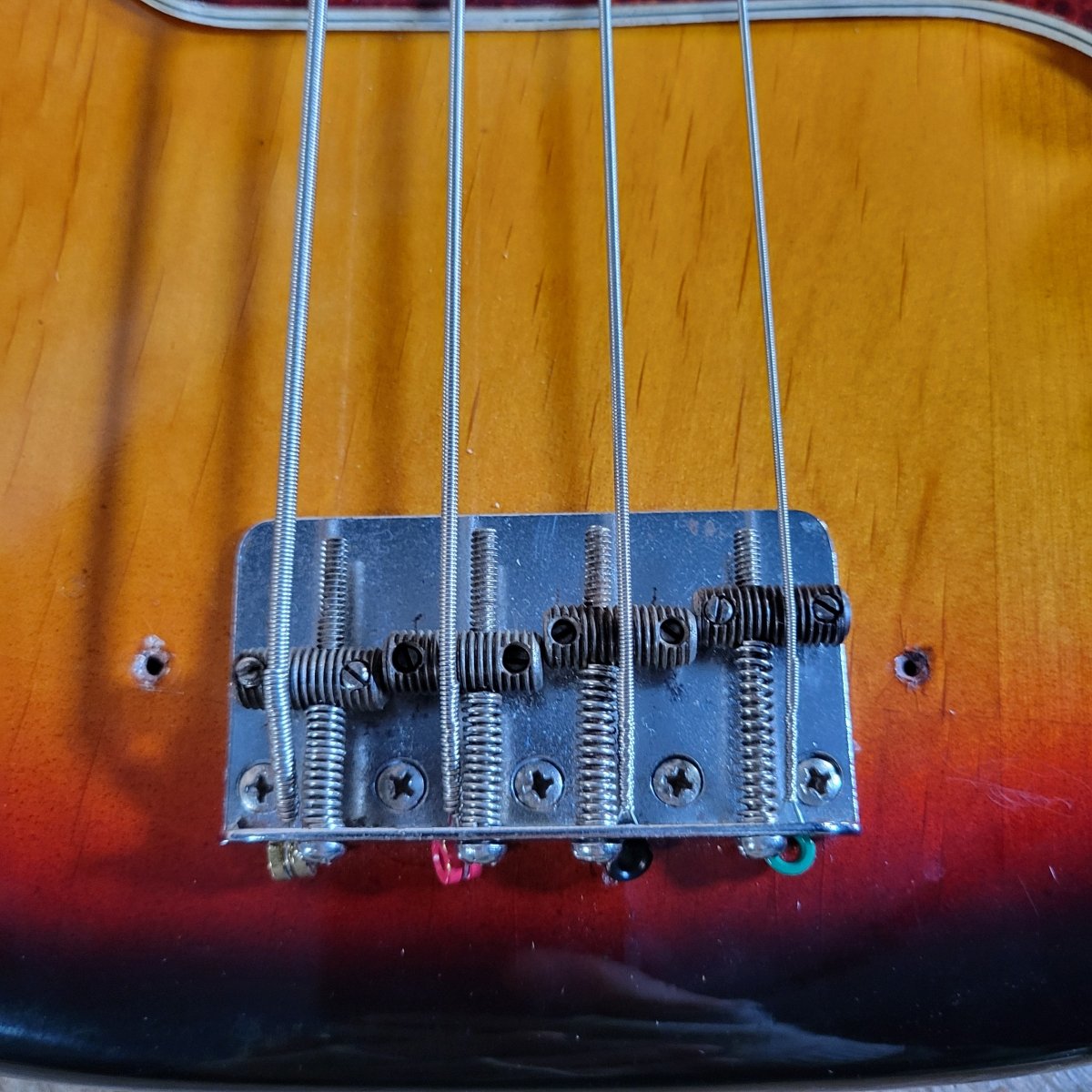 Fender 1963 Precision Bass Sunburst Refinished w/ Modern Hard Case - Mahar's Vintage Guitars