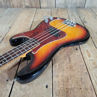 Fender 1963 Precision Bass Sunburst Refinished w/ Modern Hard Case - Mahar's Vintage Guitars