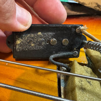 Fender 1963 Precision Bass Sunburst Refinished w/ Modern Hard Case - Mahar's Vintage Guitars