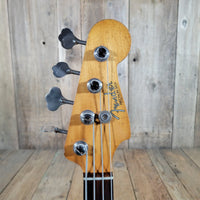 Fender 1963 Precision Bass Sunburst Refinished w/ Modern Hard Case - Mahar's Vintage Guitars