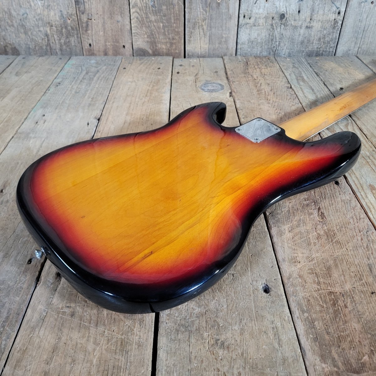Fender 1963 Precision Bass Sunburst Refinished w/ Modern Hard Case - Mahar's Vintage Guitars