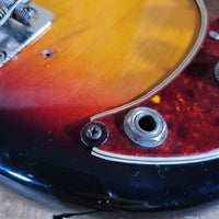 Fender 1963 Precision Bass Sunburst Refinished w/ Modern Hard Case - Mahar's Vintage Guitars