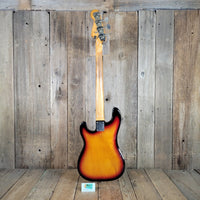 Fender 1963 Precision Bass Sunburst Refinished w/ Modern Hard Case - Mahar's Vintage Guitars