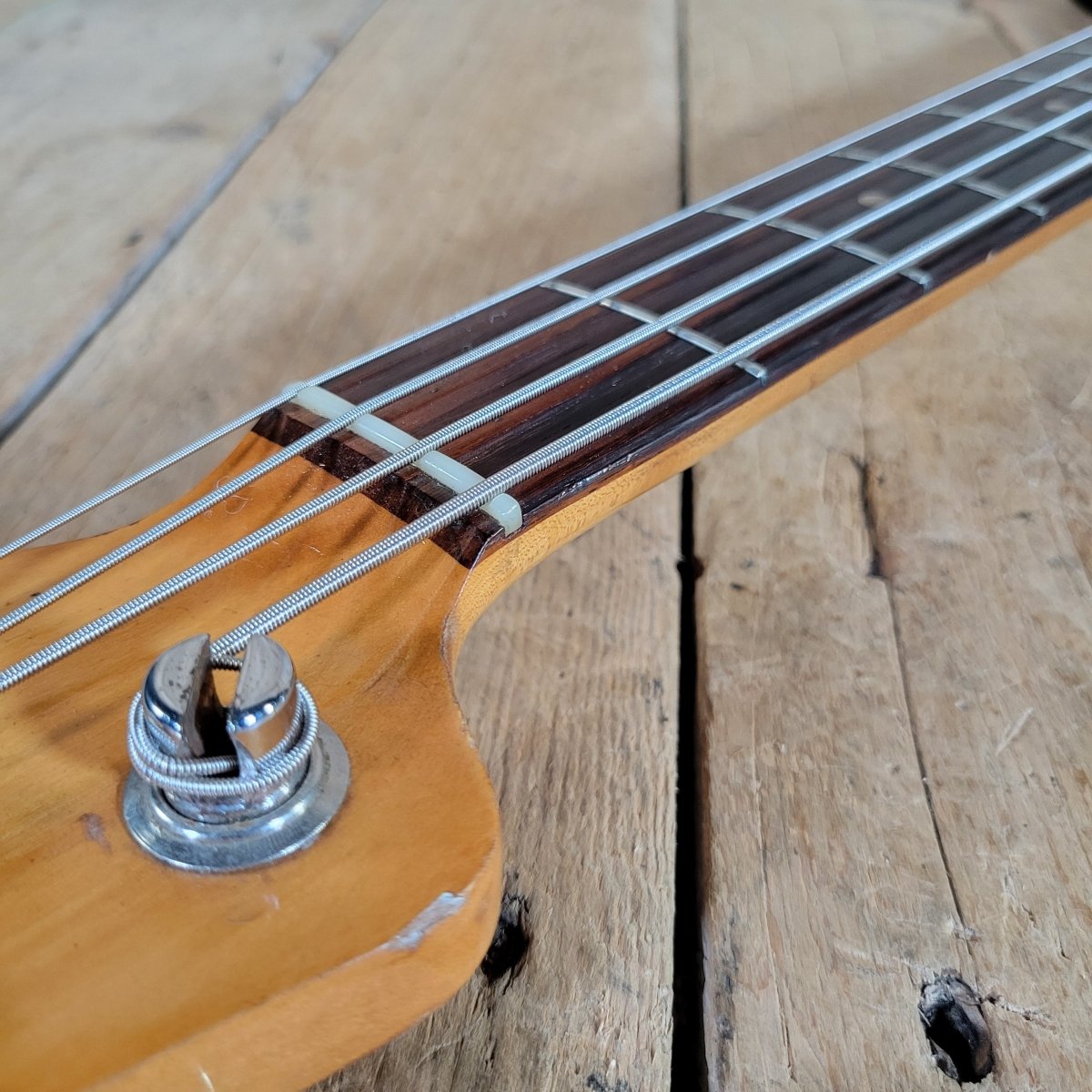 Fender 1963 Precision Bass Sunburst Refinished w/ Modern Hard Case - Mahar's Vintage Guitars