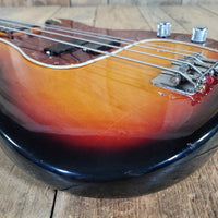 Fender 1963 Precision Bass Sunburst Refinished w/ Modern Hard Case - Mahar's Vintage Guitars