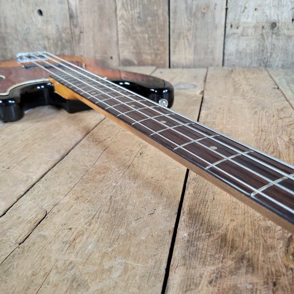 Fender 1963 Precision Bass Sunburst Refinished w/ Modern Hard Case - Mahar's Vintage Guitars