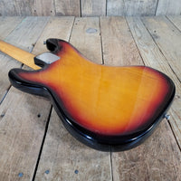 Fender 1963 Precision Bass Sunburst Refinished w/ Modern Hard Case - Mahar's Vintage Guitars