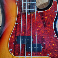Fender 1963 Precision Bass Sunburst Refinished w/ Modern Hard Case - Mahar's Vintage Guitars