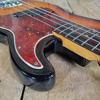 Fender 1963 Precision Bass Sunburst Refinished w/ Modern Hard Case - Mahar's Vintage Guitars