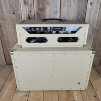 Fender 1963 Tremolux 6G9 - B White Tolex Piggyback Near Mint - Mahar's Vintage Guitars