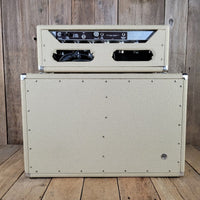 Fender 1963 Tremolux 6G9 - B White Tolex Piggyback Near Mint - Mahar's Vintage Guitars