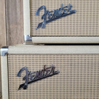 Fender 1963 Tremolux 6G9 - B White Tolex Piggyback Near Mint - Mahar's Vintage Guitars