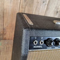 Fender 1964 Deluxe Amp Blackpanel Pre CBS Excellent Condition - Mahar's Vintage Guitars