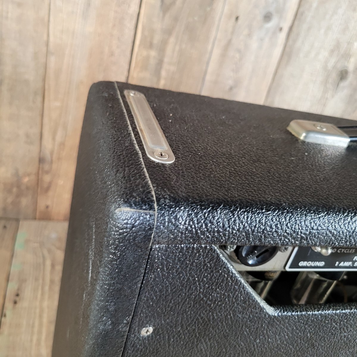 Fender 1964 Deluxe Amp Blackpanel Pre CBS Excellent Condition - Mahar's Vintage Guitars