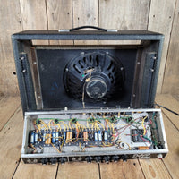 Fender 1964 Deluxe Amp Blackpanel Pre CBS Excellent Condition - Mahar's Vintage Guitars