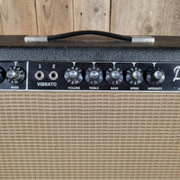 Fender 1964 Deluxe Amp Blackpanel Pre CBS Excellent Condition - Mahar's Vintage Guitars