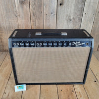 Fender 1964 Deluxe Reverb AB763 Pre-CBS No Logo Black Tolex Excellent - Mahar's Vintage Guitars