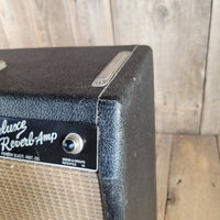 Fender 1964 Deluxe Reverb AB763 Pre-CBS No Logo Black Tolex Excellent - Mahar's Vintage Guitars