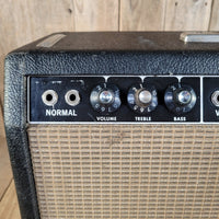 Fender 1964 Deluxe Reverb AB763 Pre-CBS No Logo Black Tolex Excellent - Mahar's Vintage Guitars