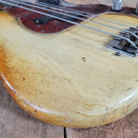 Fender 1964 P Bass "Inferno" All-Original and Playable Fire Victim - Mahar's Vintage Guitars