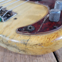 Fender 1964 P Bass "Inferno" All-Original and Playable Fire Victim - Mahar's Vintage Guitars