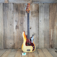 Fender 1964 P Bass "Inferno" All-Original and Playable Fire Victim - Mahar's Vintage Guitars