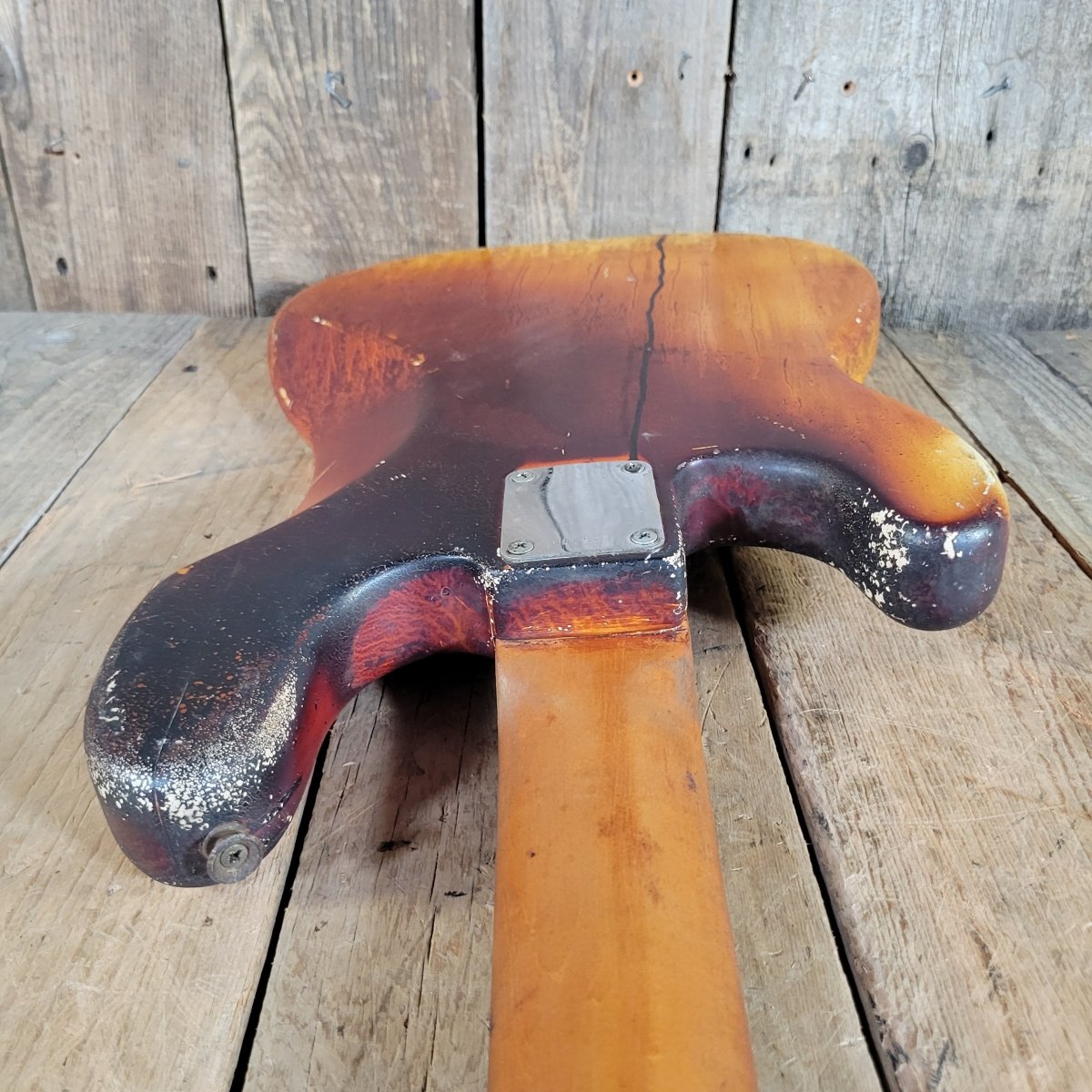 Fender 1964 P Bass "Inferno" All-Original and Playable Fire Victim - Mahar's Vintage Guitars